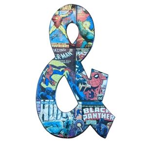 OPEN ROADS DC Comics Metal Ampersand Wall Hanging